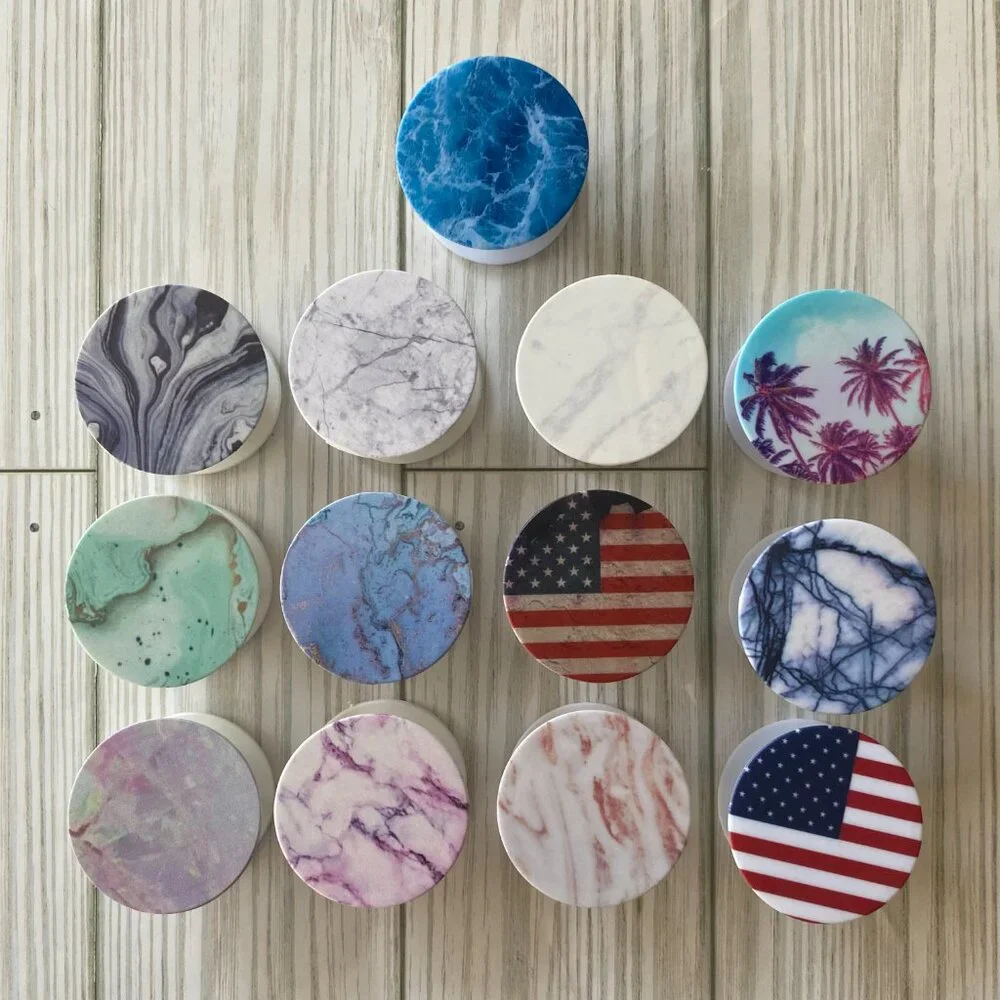 BUNDLE 10/$5 Cell Phone Grip PURPLE MAUVE MARBLE